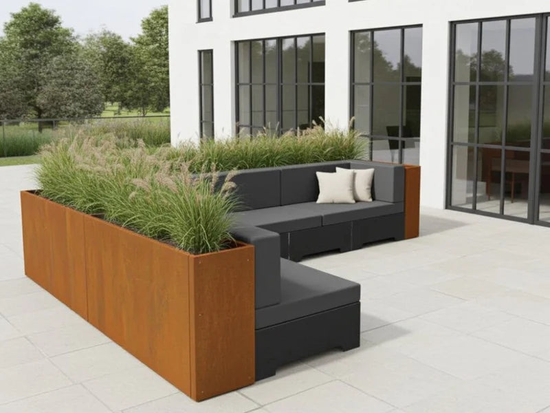 Ecksofa für Terrasse und Garten