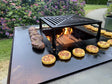 BBQ Feuerstelle CUBY verzinkter Stahl 80 x 80 x 40 cm