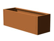 Corten plantekasse CUBY bredde 120 x 40 x 40 cm