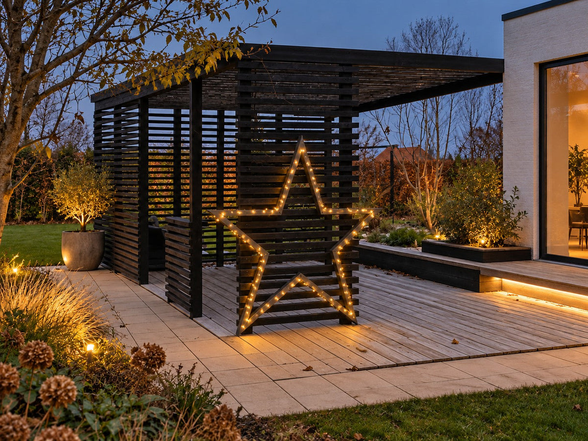 Stern aus Cortenstahl – Weihnachtsdekoration