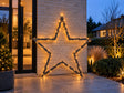 Stern aus Cortenstahl – Weihnachtsdekoration
