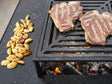 BBQ Feuerstelle CUBY schwarz 60 x 60 x 80 cm
