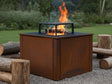CUBY Feuergrill aus Cortenstahl als Feuerstelle im Garten