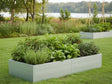 Hochbeet aus verzinktem Stahl CUBY 230 x 120 x 40 cm