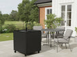 Schwarzes Spülmodul für die Outdoorküche von CUBY