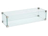 Glas Windschutz für Gasbrenner Tisch