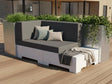 Outdoor Lounge Sofa aus verzinktem Stahl